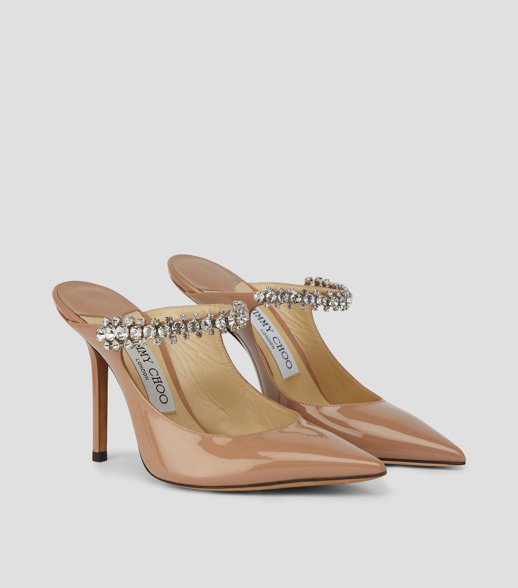 Zapatillas con Tacon Alto Media Luna Mujer
